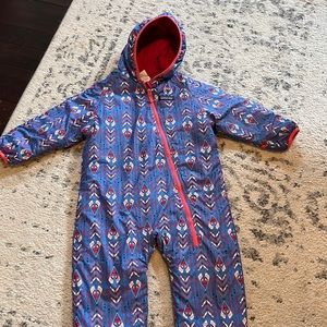 Patagonia toddler girl 18-24 month snow bunting